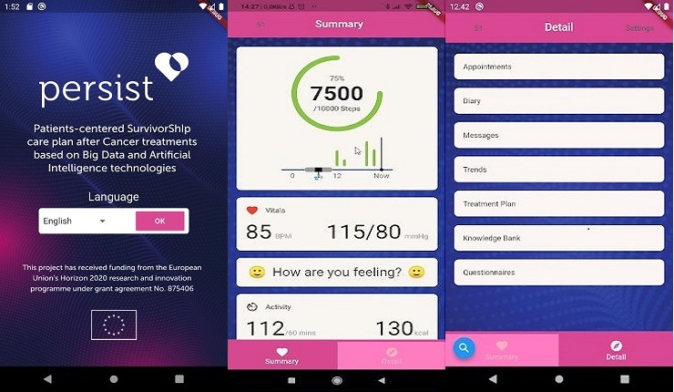PERSIST H2020 projesi kapsamında, Emoda Yazılım’ın öncülüğünü yaptığı Görev 4.1 “PERSIST mHealth uygulaması” şubat ayında geliştirilmiş ve teslim edilmiştir